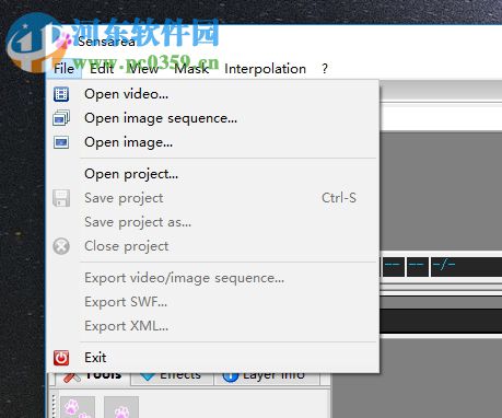 使用Sensarea给视频添加水印的方法