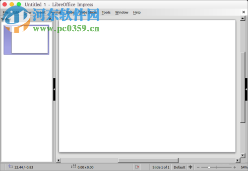 打开libreoffice impress左侧slides预览区域的方法