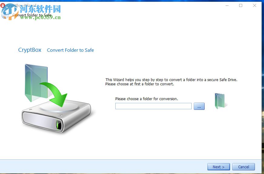 Abelssoft Cryptbox给文件夹设置保护的教程