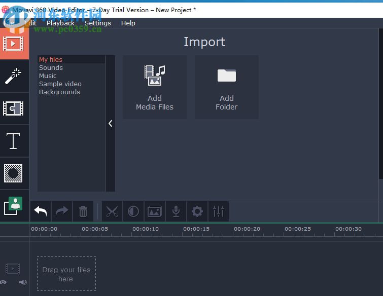 通过Movavi 360 Video Editor给视频添加背景音乐的教程
