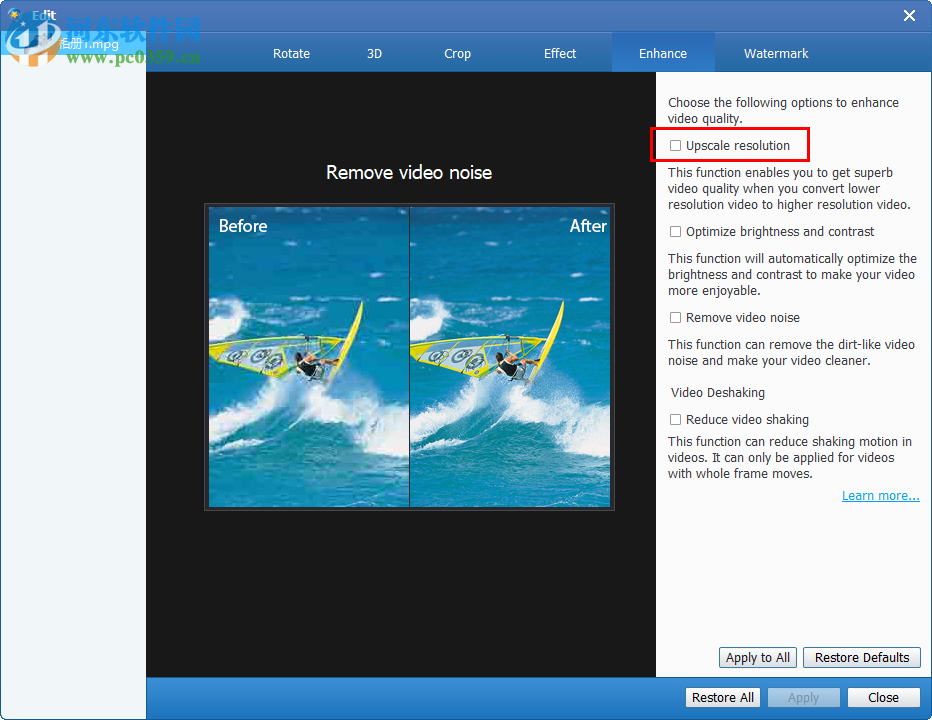 Tipard Video Enhancer增强视频效果的方法