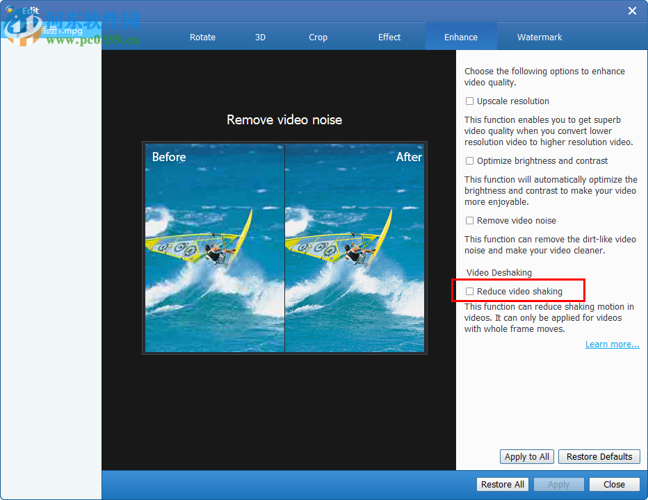 Tipard Video Enhancer增强视频效果的方法