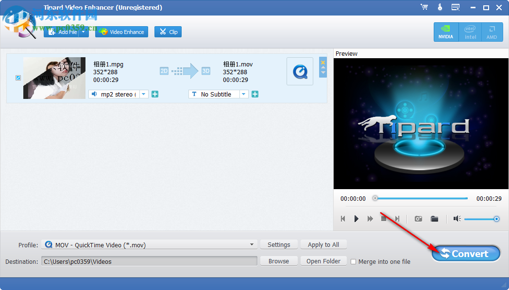 Tipard Video Enhancer增强视频效果的方法
