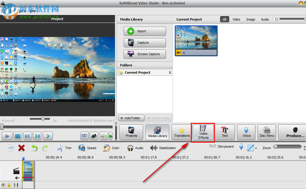Soft4Boost Video Studio编辑视频画面滤镜特效的方法教程
