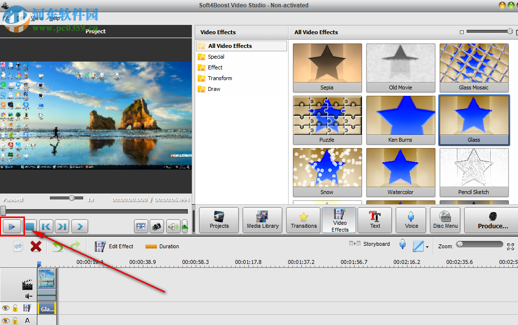 Soft4Boost Video Studio编辑视频画面滤镜特效的方法教程