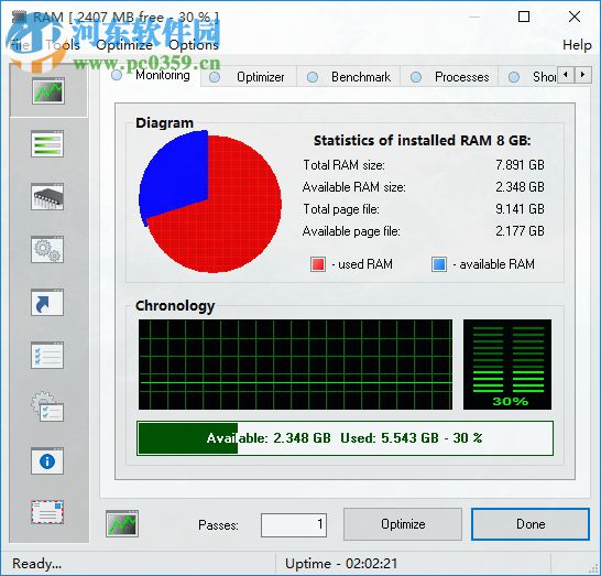 RAM Saver Pro<a href=https://www.pc0359.cn/s/neicunyouhua/ target=_blank class=infotextkey>内存优化</a>软件如何设置中文