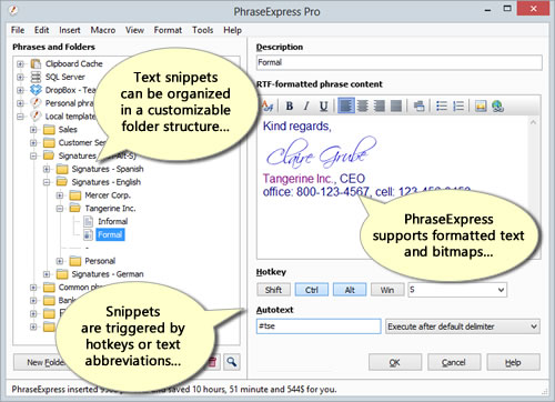 PhraseExpress(文本替换软件)