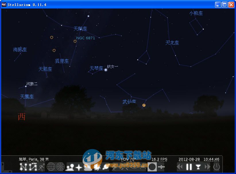 stellarium(虚拟天文馆)