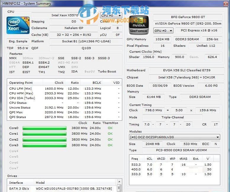 HWiNFO64(硬件检测软件)