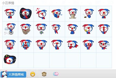 小丑茶嘟QQ表情包