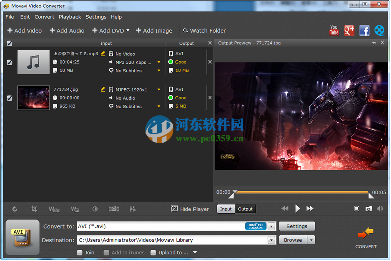 Movavi Video Converter(视频格式转换)