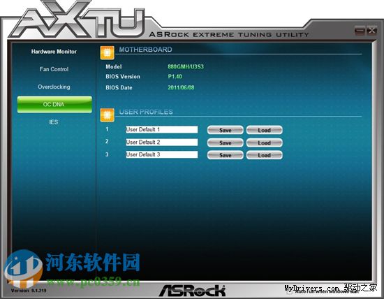 华擎超频工具AXTU 0.1.351 正式版