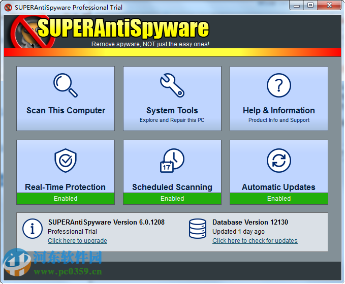 SUPERAntiSpyware Professional(木马间谍专杀) 6.0.1216  特别版