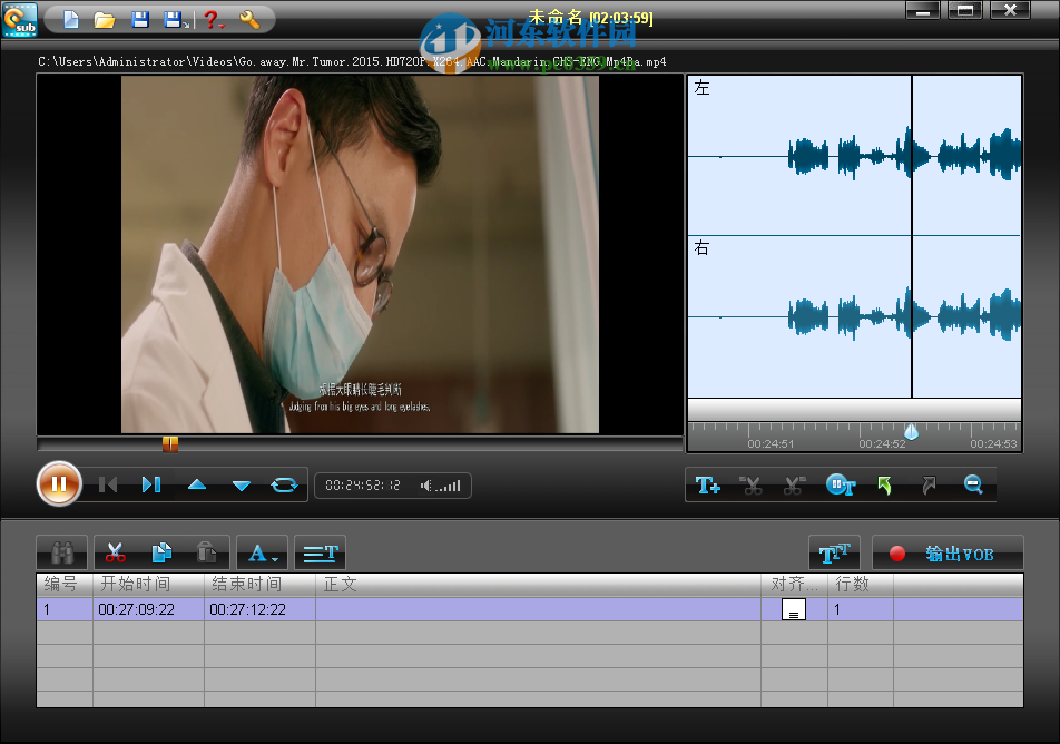 Womble Easysub(字幕编辑工具) 2.0.0.110 特别版