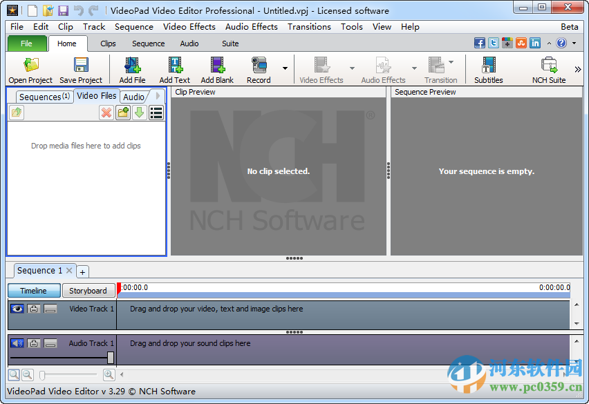VideoPad Video Editor(视频编辑软件)