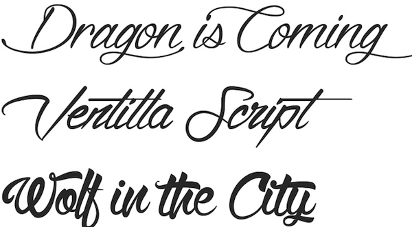 英文手写字体Mac版 1.0