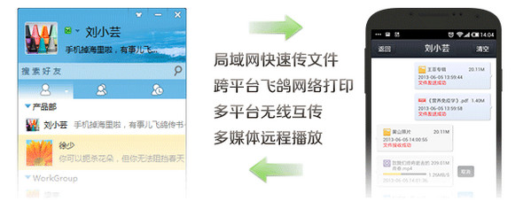 飞鸽传书 for Mac版 1.2.150420