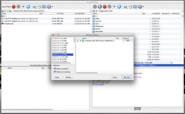 crossftp for mac版 1.98.8