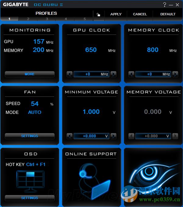 OC Guru II超频软件 1.92 官方版
