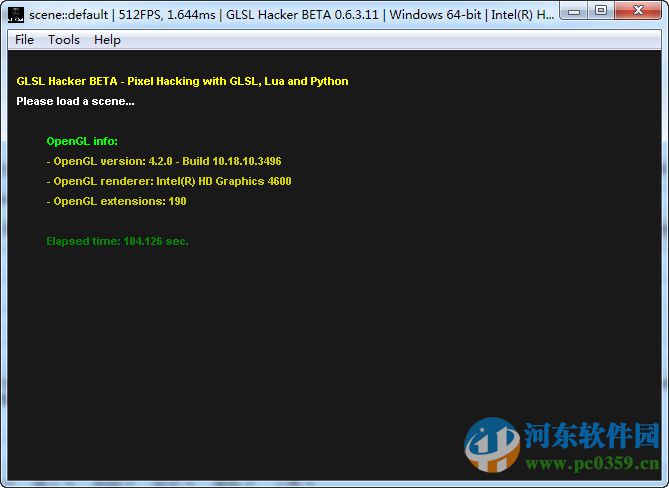 显卡性能测试工具(madshaders) 0.4.1 中文版
