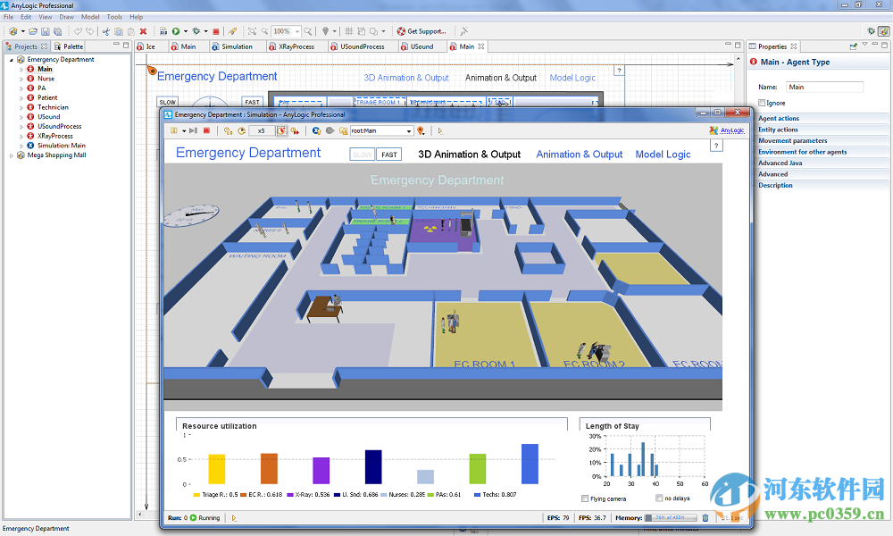 AnyLogic仿真系统 7.3.5 中文破解版