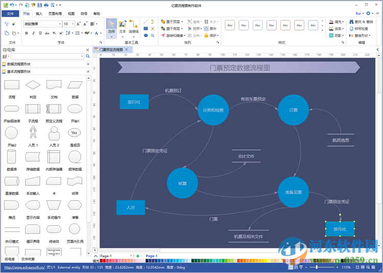 亿图流程图制作软件下载 8.7.5 免费版