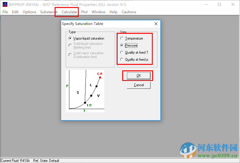 refprop(制冷剂物性查询运算软件)附中文教程 9.1 最新免费版