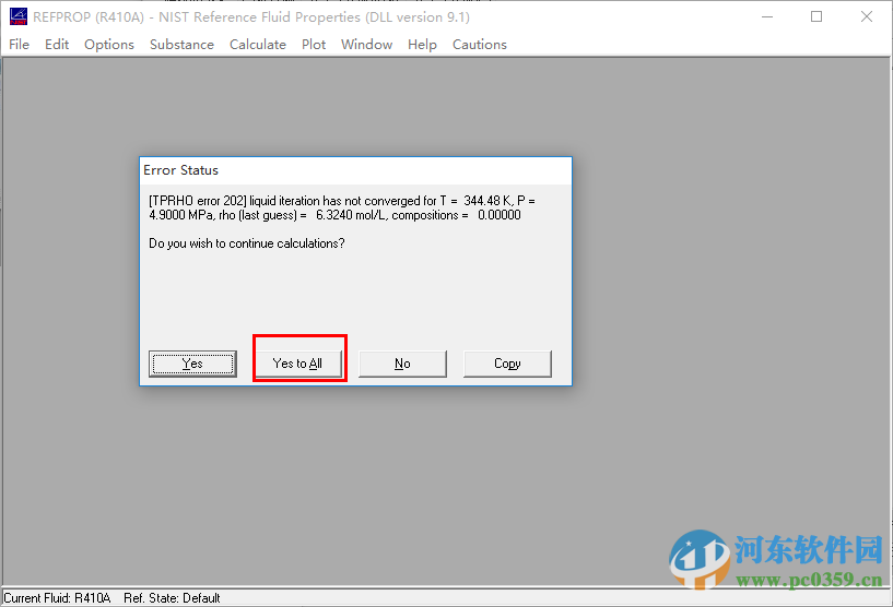 refprop(制冷剂物性查询运算软件)附中文教程 9.1 最新免费版