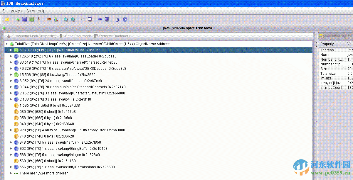 ibm heapanalyzer 分析(附 使用教程) 1.6 官网最新版