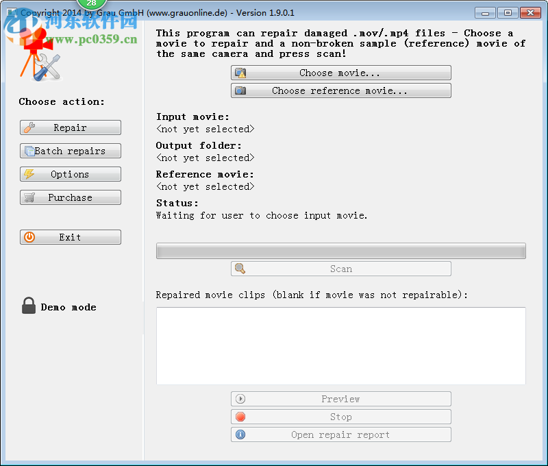 movdump(mp4/mov视频文件修复工具)下载 2016 中文绿色免费版