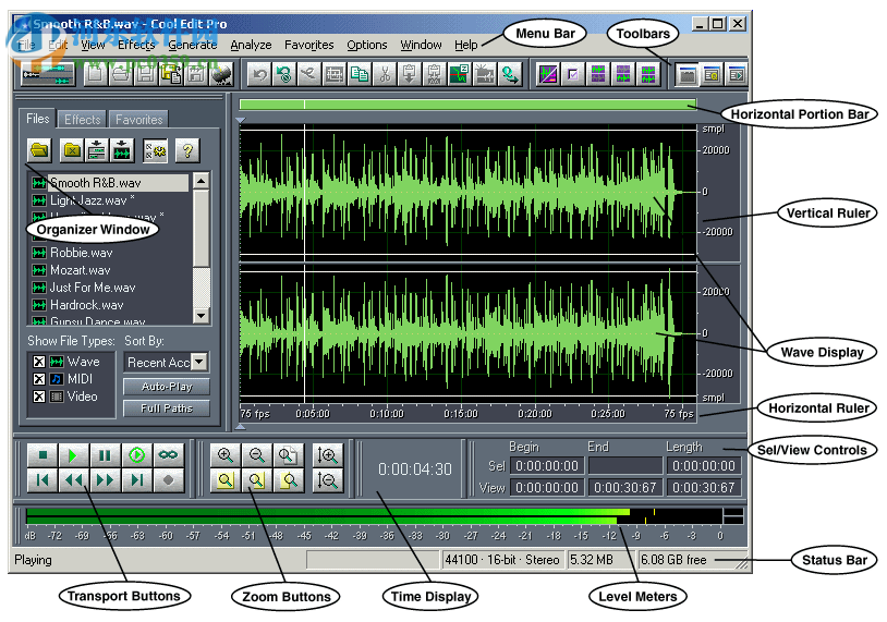 音乐编辑软件(Cool Edit PRO)下载 2.1 官方版