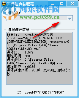 进程信息获取器下载 1.0 免费版