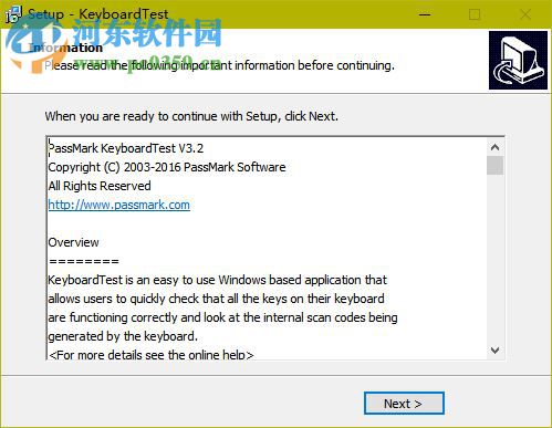 PassMark KeyboardTest下载(键盘测试) 3.2.0 绿色汉化版