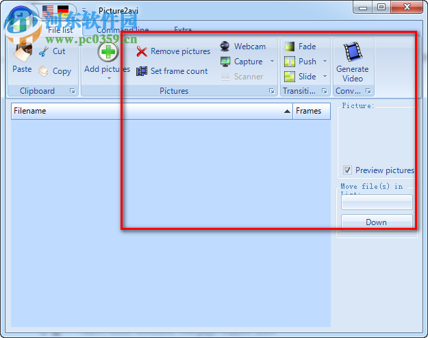 Picture2avi(图片转换为avi格式视频) 2.6.4 免费版