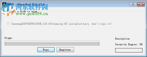 <a href=https://www.pc0359.cn/s/huaidaoxiufu/ target=_blank class=infotextkey>硬盘坏道</a>修复软件(Wipe Bad Disk)下载 1.4  免费版