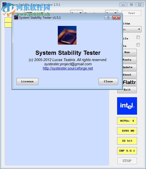 cpu性能测试软件(System Stability Tester) 1.5.1 免费版