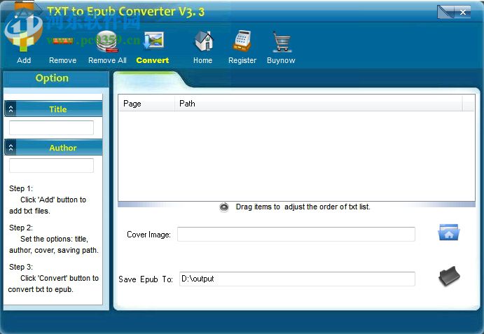 TXT to Epub Converter(txt转epub转换器)下载 3.3 中文特别版