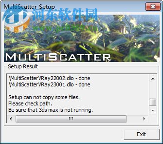 MultiScatter(3dsMax大型场景渲染插件) 2014 免费版