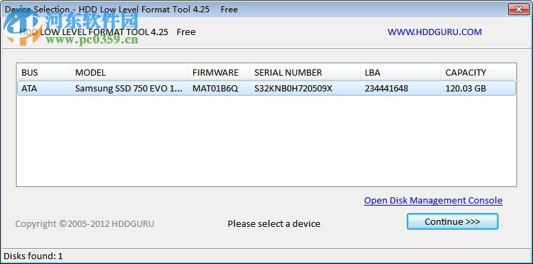 hdd low level format tool(硬盘低格工具) 4.25 绿色免费版