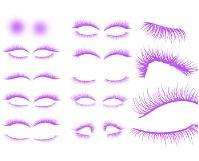 ps眼睫毛笔刷 10套 免费版