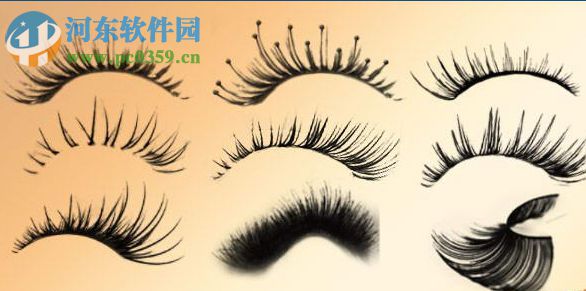 PS睫毛笔刷(附安装教程) 免费版