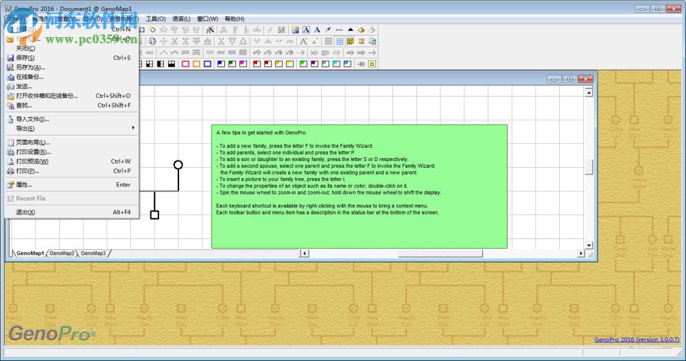 GenoPro2019(族谱制作软件) 下载 3.0.1.5 中文免费版