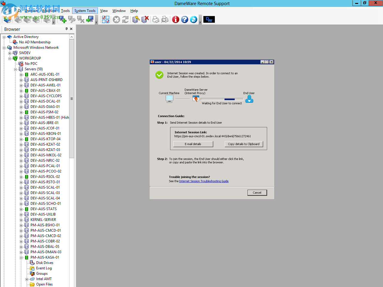 DameWare Mini Remote Control 32位/64位下载 11.2.0.84 免费版