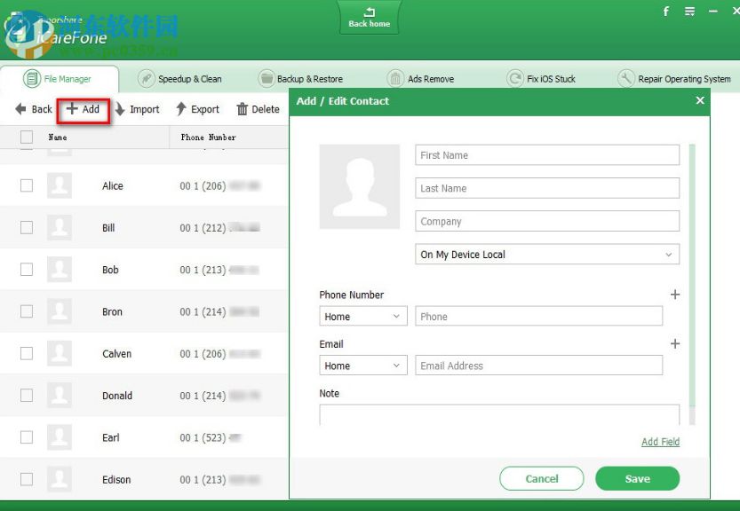 iphone变卡修复工具(iCareFone) 4.6.0.0 官方版
