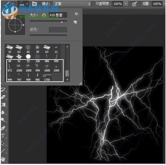 ps闪电效果笔刷 免费版