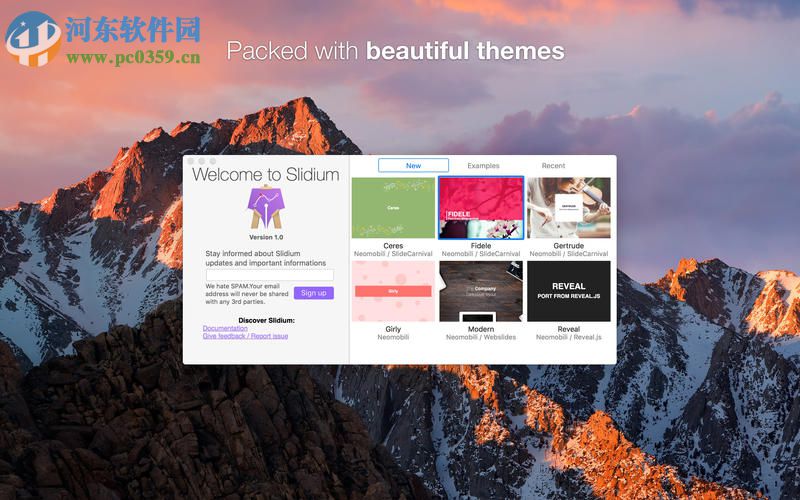 Slidium for Mac(Markdown编辑演示工具) 0.9.5