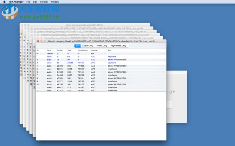 FLV Viewer for Mac(FLV文件分析查看工具) 1.1