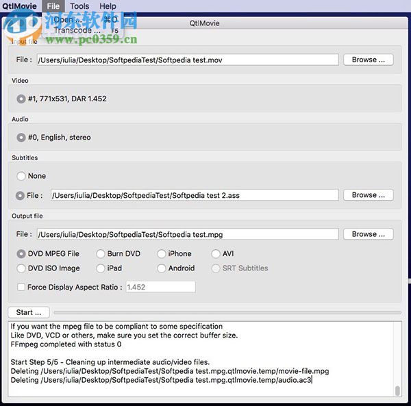 QtlMovie for Mac(视频编码转换器) 1.11