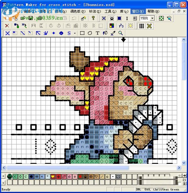 专业十字绣软件(Pattern Maker for cross stitch)下载 4.04 汉化免费版