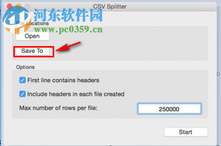 CSV Split for Mac csv文件分割器 1.1 免费版
